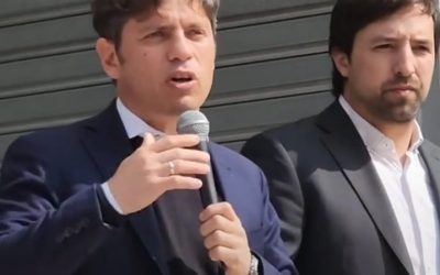 Axel Kicillof en Morón