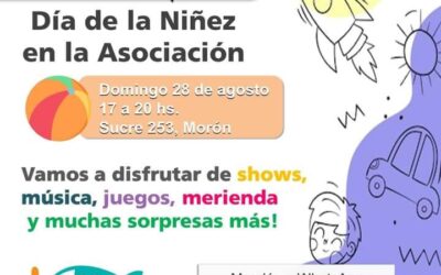 Festejo del Día de la niñez en la Asociación de magistrados de Morón