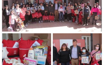 Nueva entrega de bolsos maternales del programa “1000 Días Morón”