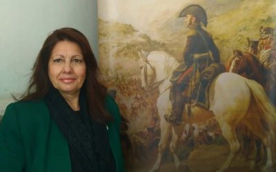 Stella Maris Carbone: «Debajo de la bandera argentina y San Martin, estamos todos los argentinos»