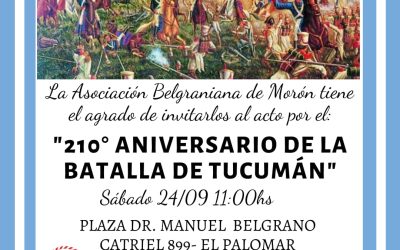 210 Aniversario de la batalla de Tucumán