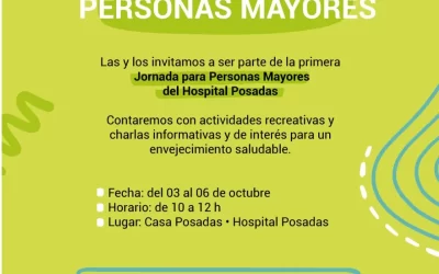 Primera Jornadas para Personas Mayores en el Hospital Posadas