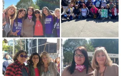 Se realizó la Asamblea Feminista en Tribunales de Morón