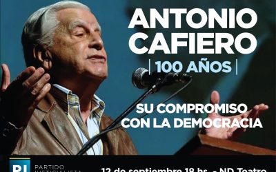 Centésimo aniversario del nacimiento del líder Peronista Antonio Cafiero