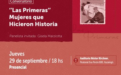 GISELLA MARZIOTTA PARTICIPARÁ DEL CIERRE DEL CICLO “MUJERES QUE HICIERON HISTORIA”