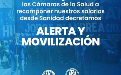 El gremio de la Sanidad  se encuentra en estado de paro y movilización por mejoras salariales .