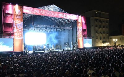 Morón festejó sus 237 años con la actuación de Miranda y Ale Sergi sus 51 años con más de 12.000 vecinos en la Plaza Gral. San Martín .