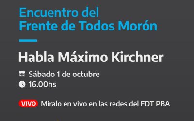 Hoy a las 16 horas hablará Máximo Kirchner desde el Club Matreros de Morón