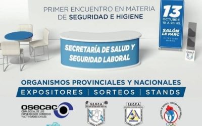 Se realiza en Morón el Primer Encuentro en materia de Seguridad e Higiene » Expo Capacitar » en la sede de SEOCA