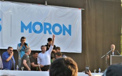 Máximo Kirchner visitó Morón en un plenario de la militancia en Matreros