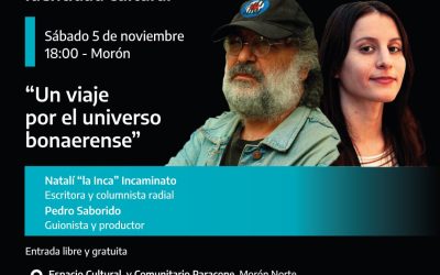 El humorista y escritor Pedro Saborido en el Espacio Cultural Paracone el sábado 5 de noviembre