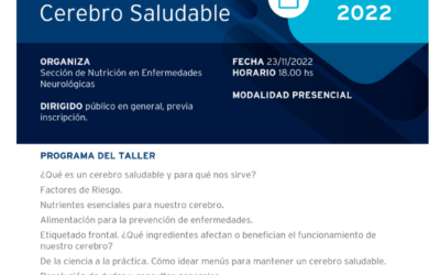 Taller de Alimentación, para mantener un cerebro saludable.