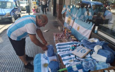 Morón festeja el triunfo de Argentina frente a Australia