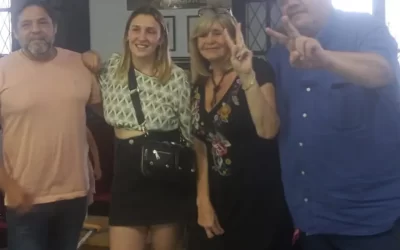 Fotogalería del brindis de finde año de la Agrupación Morón Siglo XXI liderada por Marina Cassese