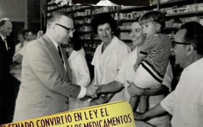 SE CUMPLEN 58 AÑOS DE LA REGLAMENTACIÓN DE LA LEY DE MEDICAMENTOS DE ARTURO ILLIA