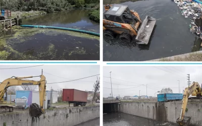 ACUMAR avanza en la limpieza de arroyos críticos de la Cuenca Matanza Riachuelo
