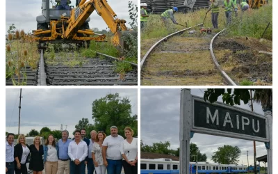AVANZAN LOS TRABAJOS PARA LA VUELTA DEL TREN A TANDIL, LUEGO DE CASI 7 AÑOS
