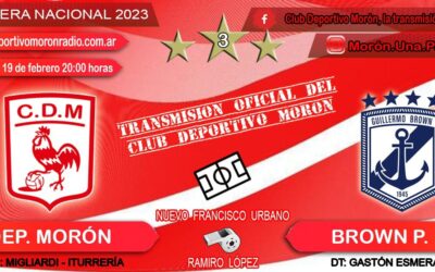 Deportivo Morón vs Guillermo Brown de Puerto Madryn El Gallo busca recuperar la memoria