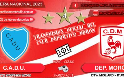 Defensores Unidos de Zárate vs Deportivo Morón