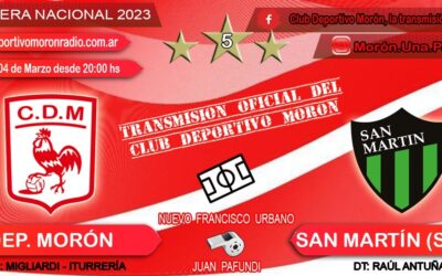 Deportivo Morón vs San Martín de San Juan A ganar o ganar.
