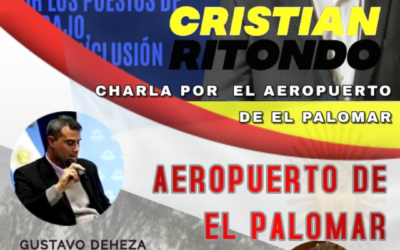Charla por la reapertura del Aeropuerto este Lunes 6….