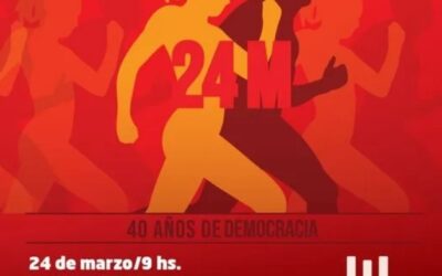 Ya abrió la inscripción para la Prueba Atlética por la Memoria, la Verdad y la Justicia