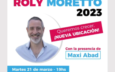 «Roly” Moretto lanza su candidatura a intendente de Morón