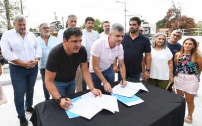 Zabaleta y Marinucci inauguraron el nuevo skatepark y la puesta en valor de la estación de Hurlingham