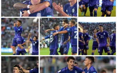 Argentina 5 Nueva Zelanda 0 Goleada a toda orquesta.