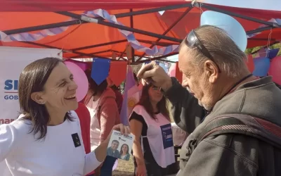 SILVIA SARAVIA CANDIDATA A GOBERNADORA POR LIBRES DEL SUR , VISITÓ MORÓN