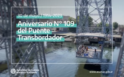 ACUMAR realiza actividades culturales por el 109° aniversario del Puente Transbordador