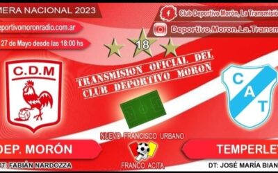 Deportivo Morón vs Temperley Volver al triunfo.