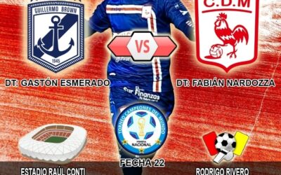 Guillermo Brown de Puerto Madryn vs Deportivo Morón. El Gallo busca los 3 puntos en Madryn.
