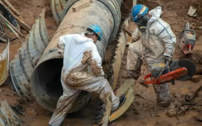 AySA reparó la cañería de agua que afectaba el servicio en el Partido de Morón