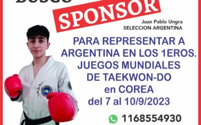 MORON: El joven moronense Juan Pablo Ungra se prepara para los Juegos Mundiales de Taekwondo ITF y busca Sponsor para cumplir su sueño