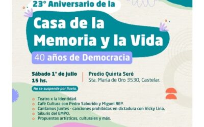 Morón celebra un nuevo aniversario de la Casa de la Memoria y la Vida