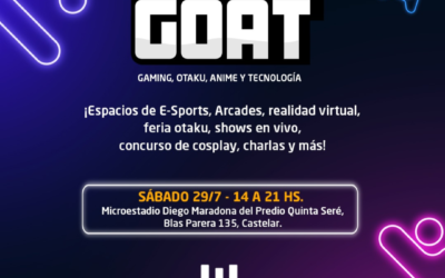 ¡Se viene el Festival GOAT! Gaming, Otakus, Anime y Tecnología en un solo lugar