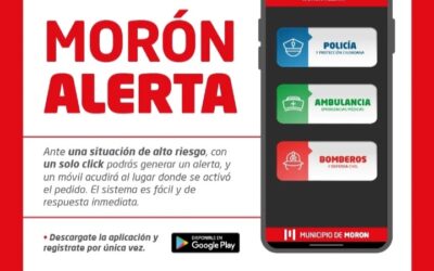 MORON ALERTA NUEVA APLICACION DE SEGURIDAD EN MORON