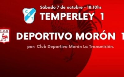 Temperley 1 Deportivo Morón 1