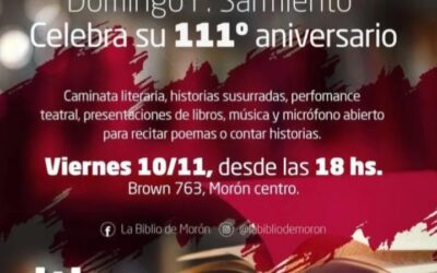 La Biblioteca Municipal de Morón Domingo Faustino Sarmiento cumple 111 años