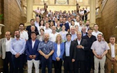 El Intendente de Morón Lucas Ghi formó parte de la reunión hoy con el Gobernador Kicillof