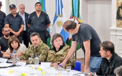 El Presidente Milei y el Gobernador Kicillov viajaron a Bahia Blanca .