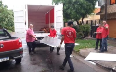 El municipio de Morón en emergencia ante el fuerte temporal de esta madrugada