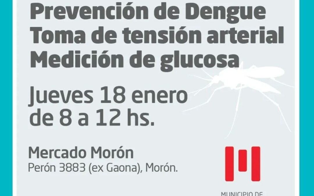 HOY: JORNADA DE SALUD EN MORÓN