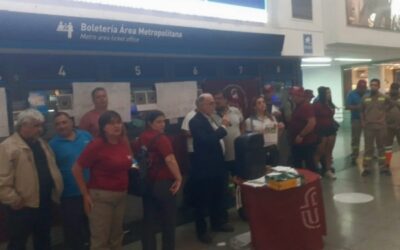 La Unión Ferroviaria llamo a conferencia de Prensa en el Hall de la Estación Once