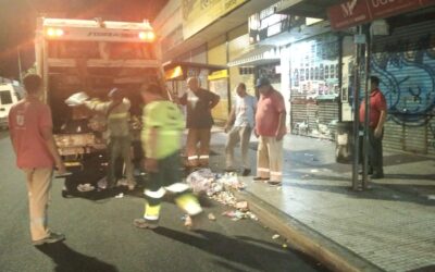 Operativo de limpieza en Morón Norte