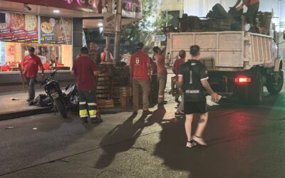 Intenso Operativo de Limpieza en la zona céntrica de Morón