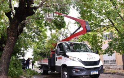 Morón trabaja intensamente en las zonas afectadas por la tormenta