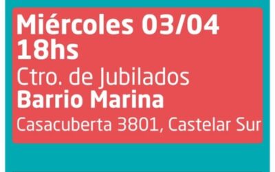 CASTELAR SUR: REUNIÓN ABIERTA DE SEGURIDAD