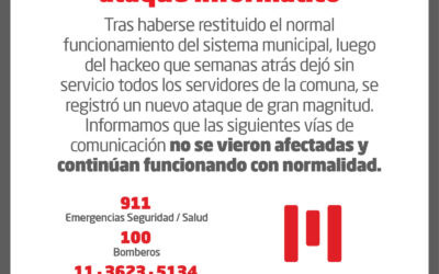 El Municipio de Morón nuevamente hackeado